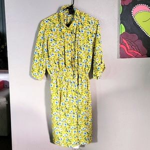 NWOT || Yellow floral dress